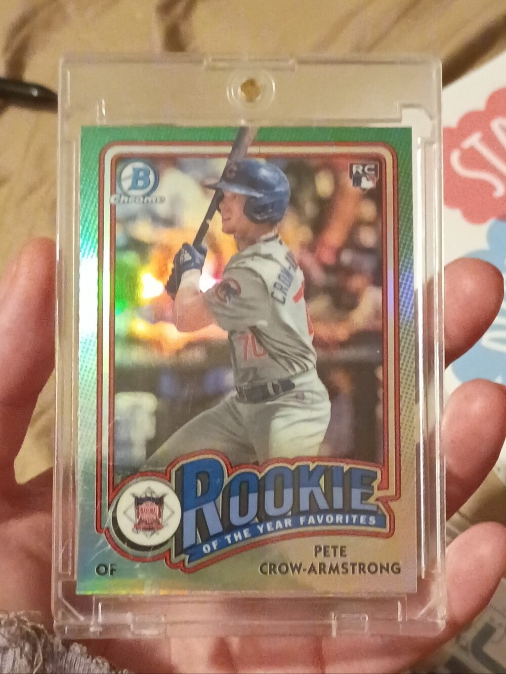 Bozeman CHROME Pete Crow-Armstrong ROOKIE OF THE YEAR ROY-13